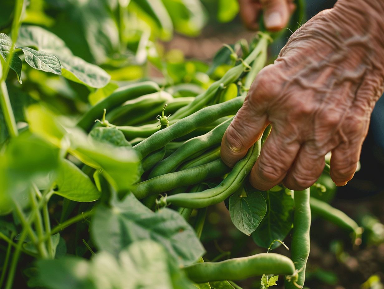 Préparation des haricots verts pour la congélation