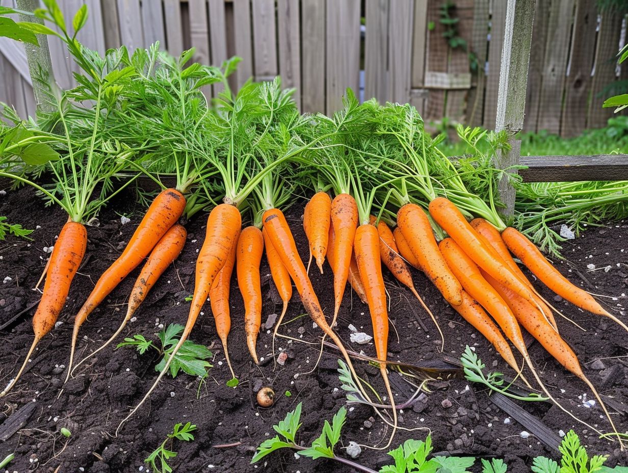 Méthodes de stockage pour les carottes de jardin