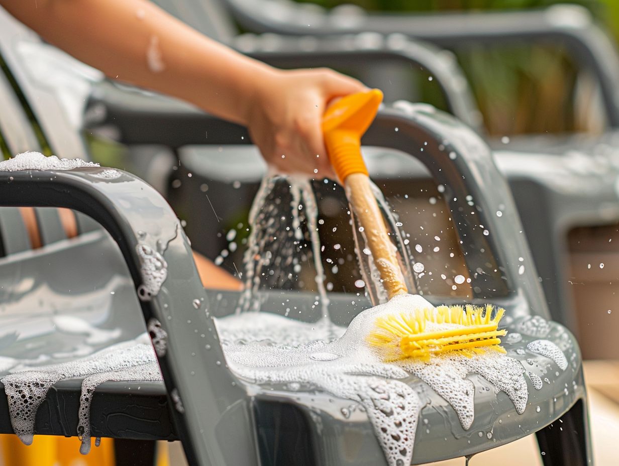 Guide étape par étape pour nettoyer les meubles de jardin en plastique