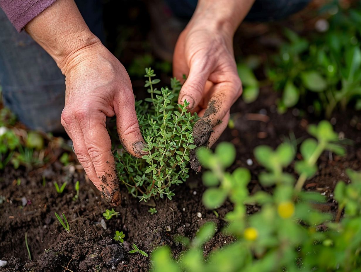 Soigner les plantes de thym