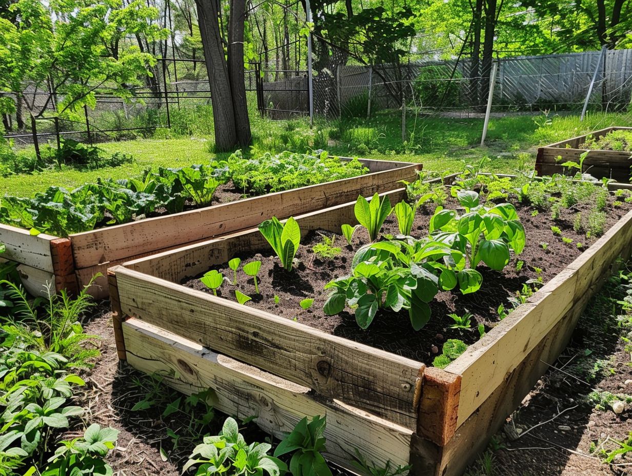 Étapes pour remplir un bac de jardin surélevé