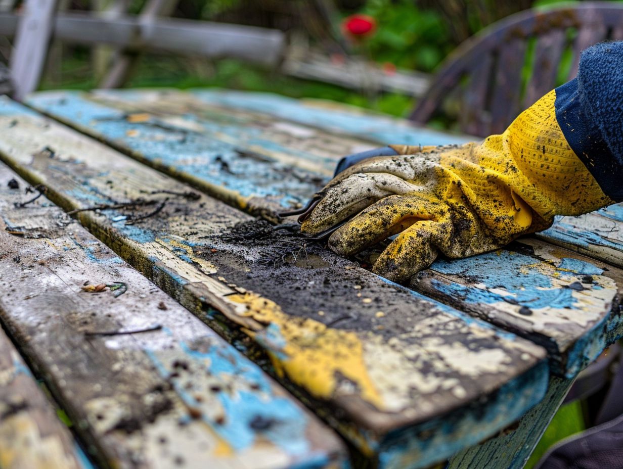 Pourquoi rénover une table de jardin en plastique?