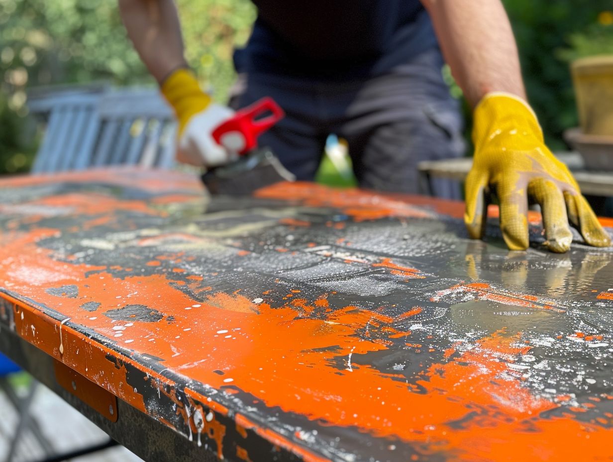 Techniques de rénovation pour les tables de jardin en plastique