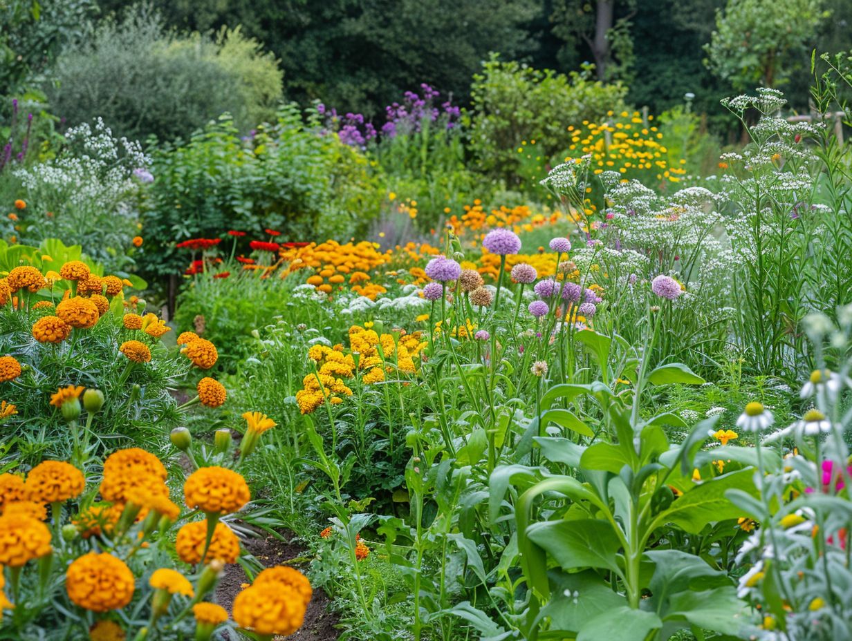 Comment incorporer des œillets d'Inde dans votre potager.