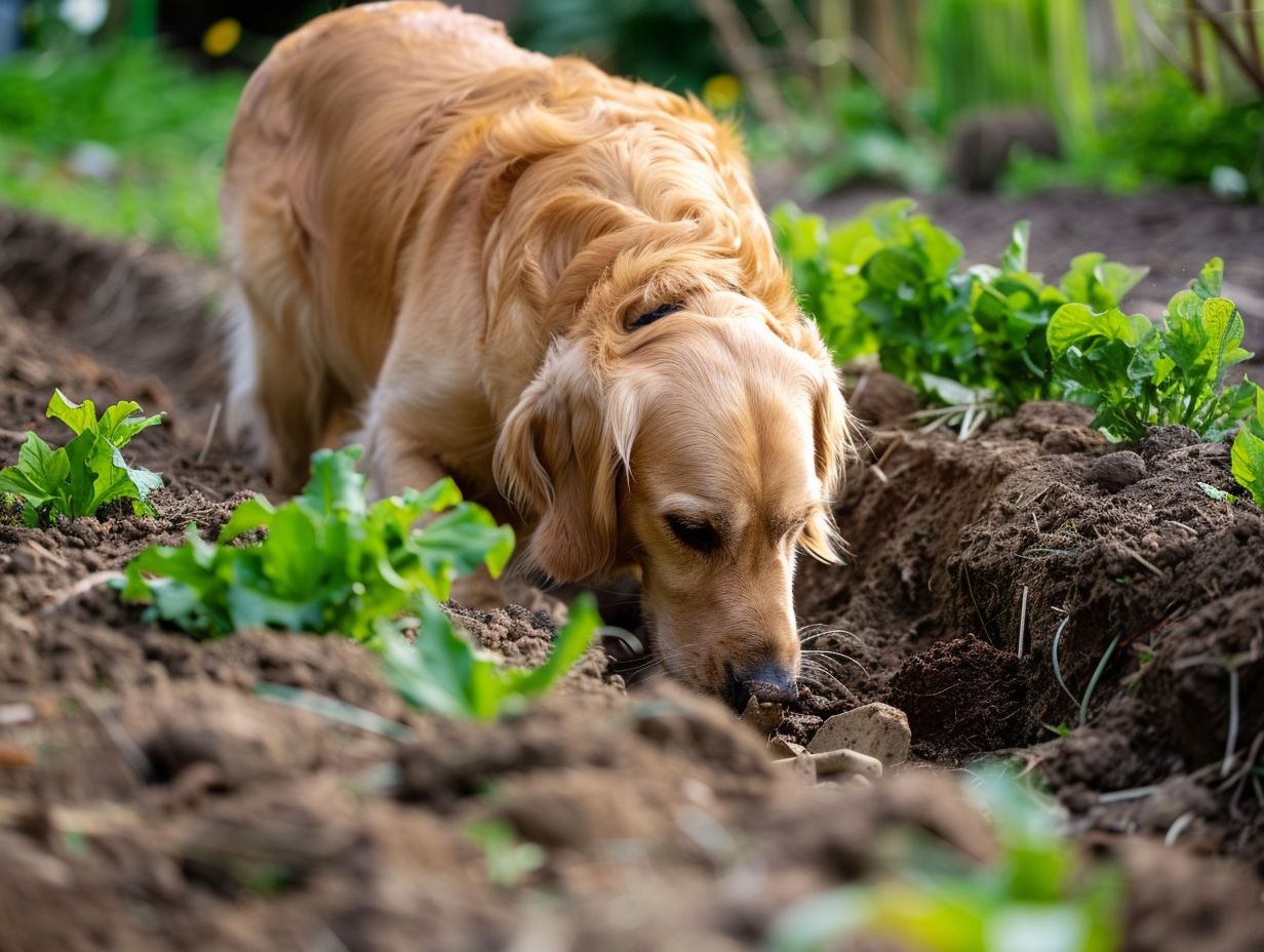 Comment empêcher votre chien de creuser