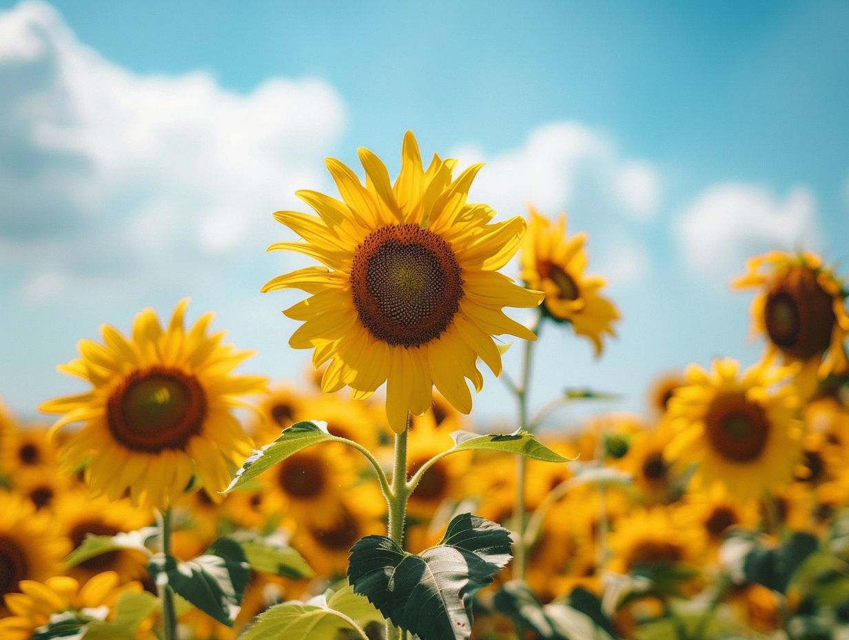 Avantages de planter des tournesols