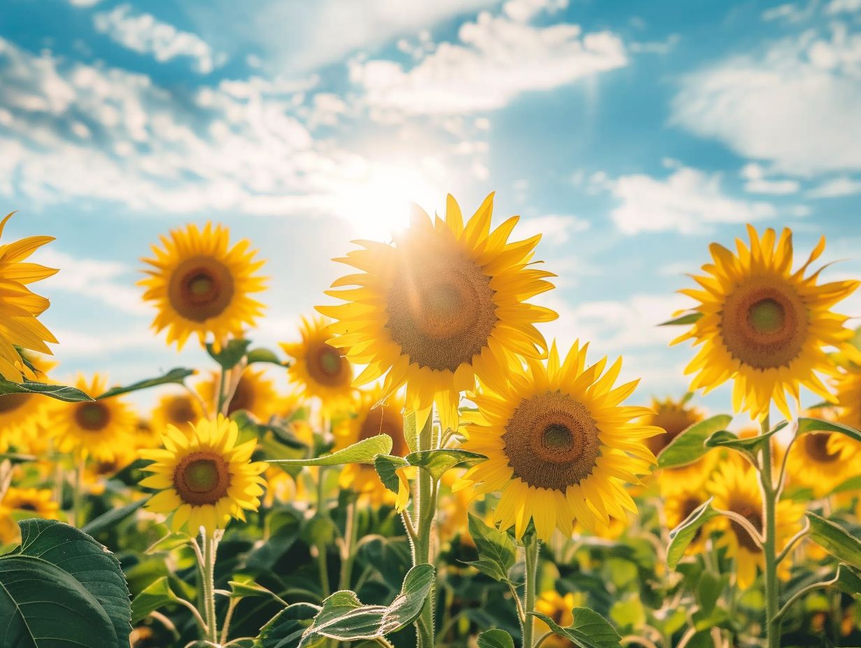 L'attrait des tournesols